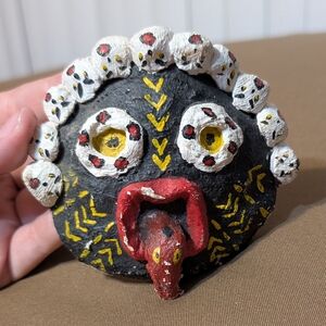 Handcrafted Tribal Mask Wall Decor